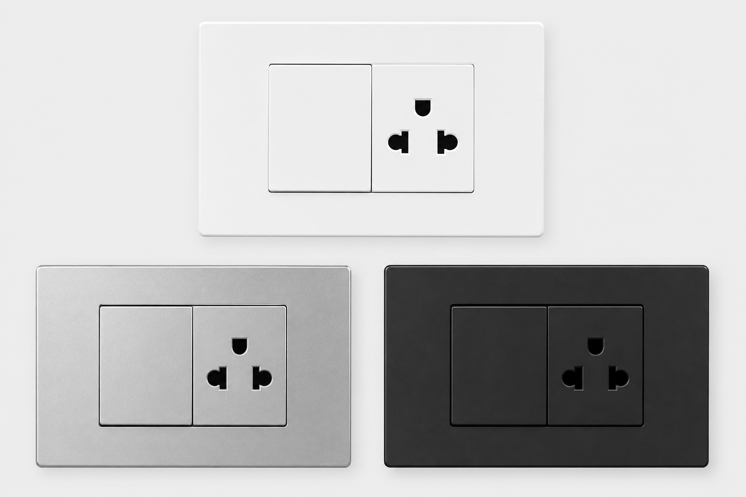 Interruptor Y Tomacorriente Simple - Imagen 3