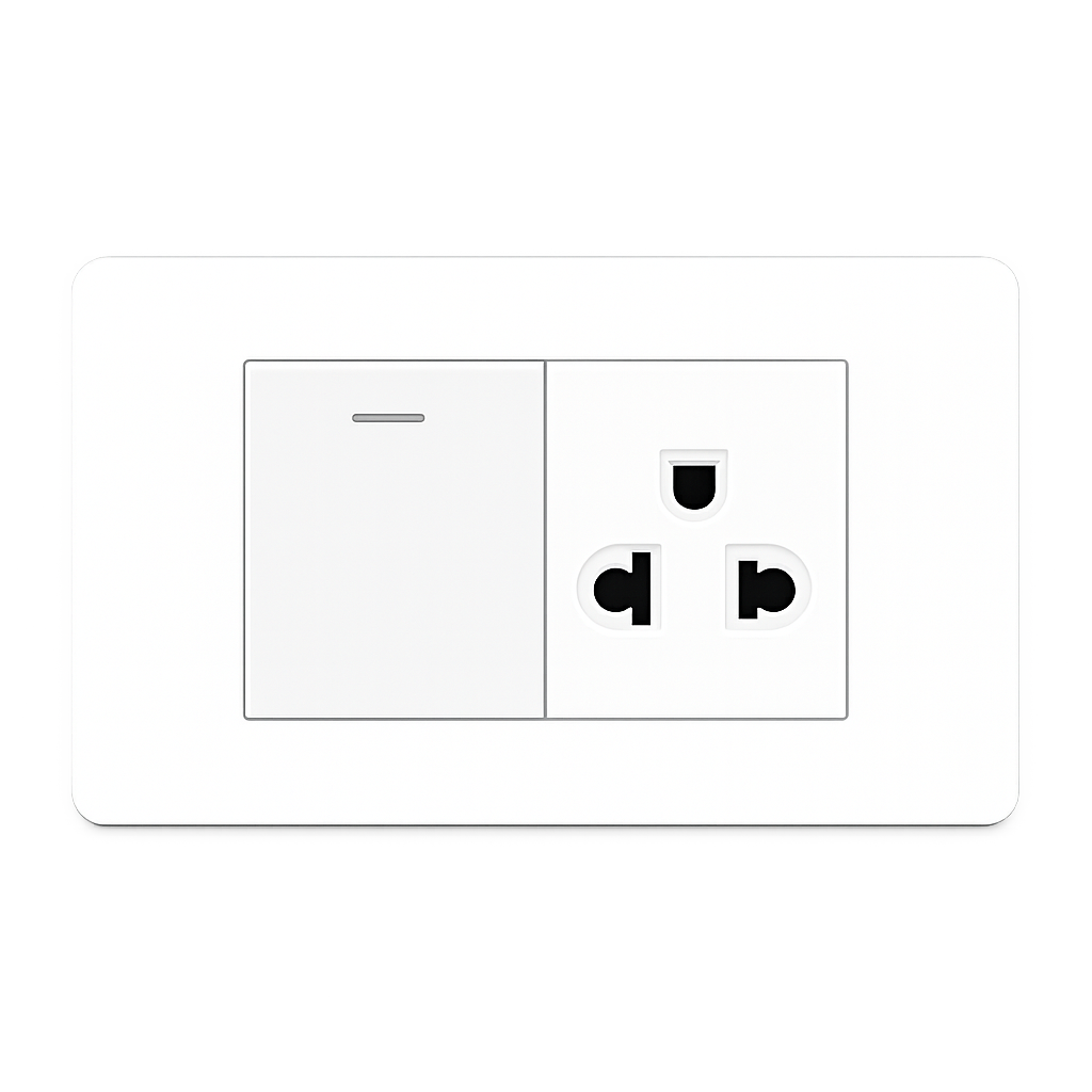 Interruptor Y Tomacorriente Simple