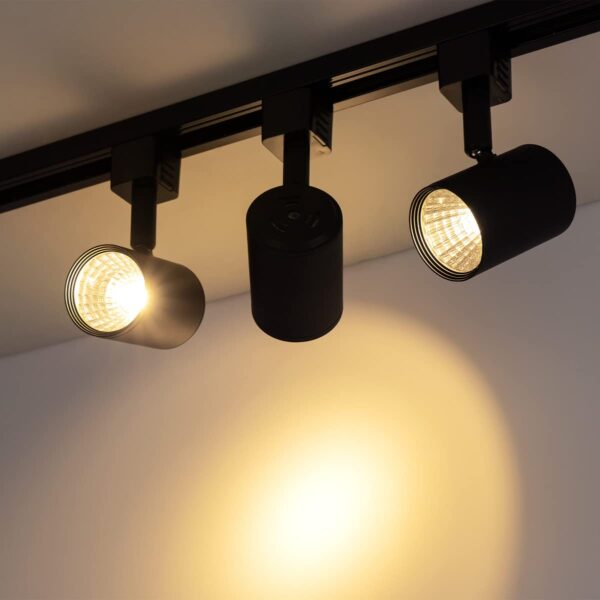 Base Spot Led BASE PARA SPOT LED DE RIEL NEGRO | Daxso